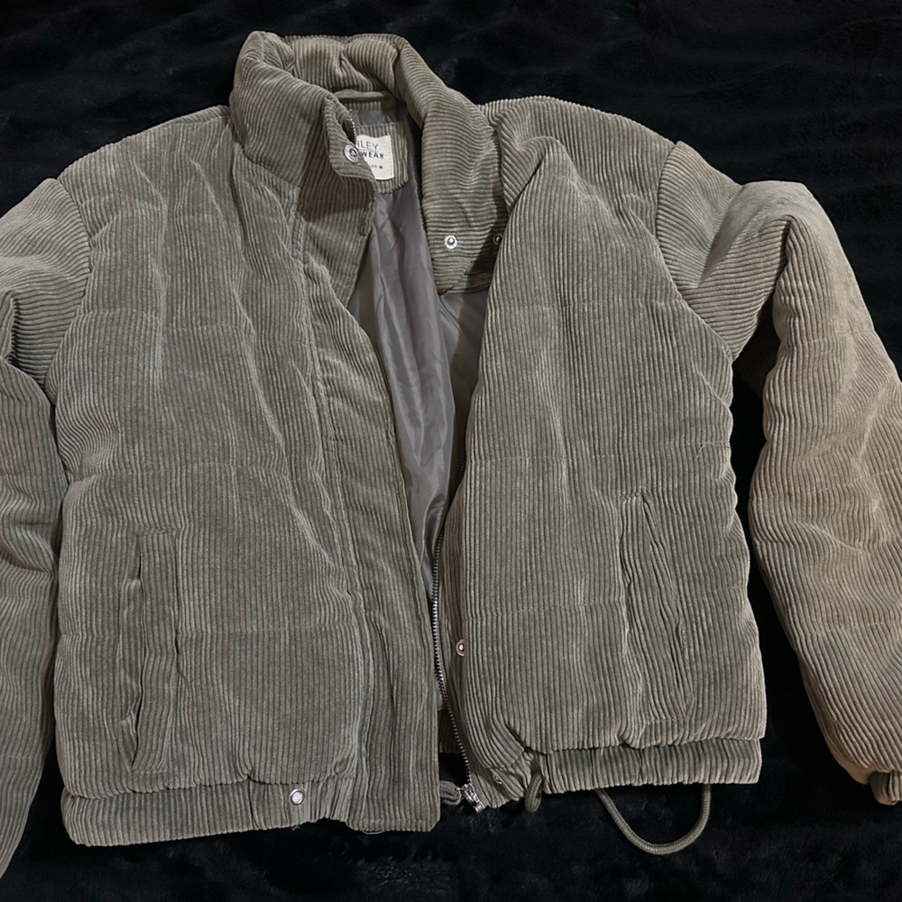 women’s green corduroy jacket